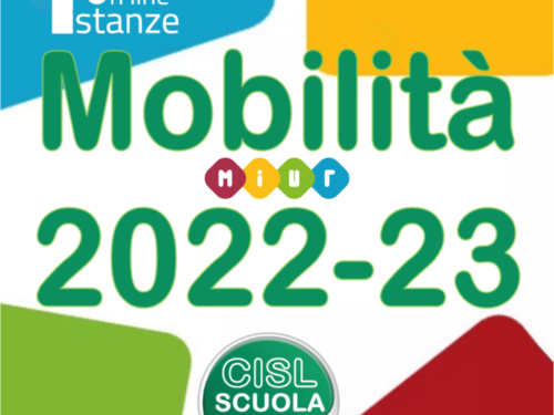 Mobilità del personale docente, educativo ed ATA a.s.2022/23